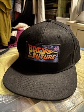 Vintage Magnasonic Portable Stereo & Back to the Future cap 2 piece bundle